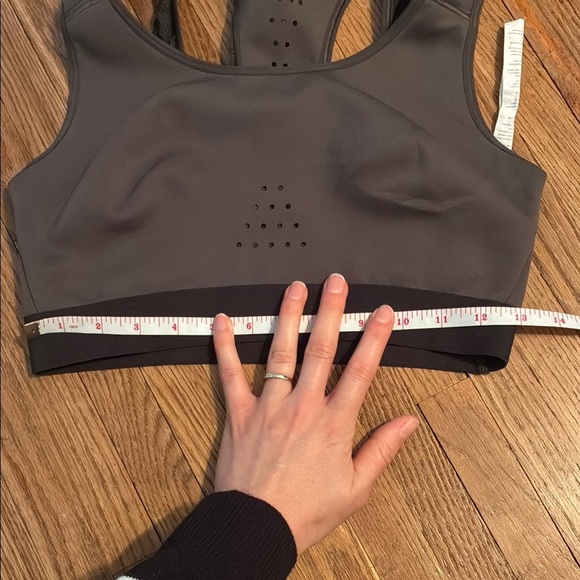 Fabletics Black and Gray Racerback Bra for Intense Workouts - Picture 7 of 8